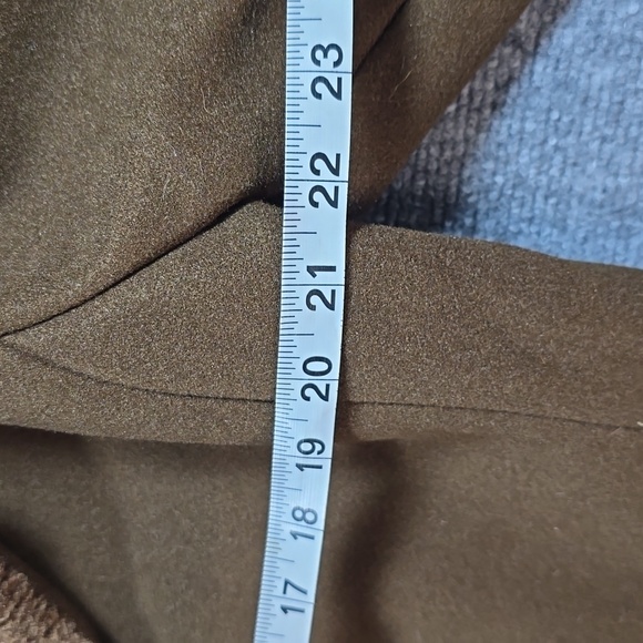 Double-Breasted Midi Wool Blend Pea Coat - Picture 3 of 8